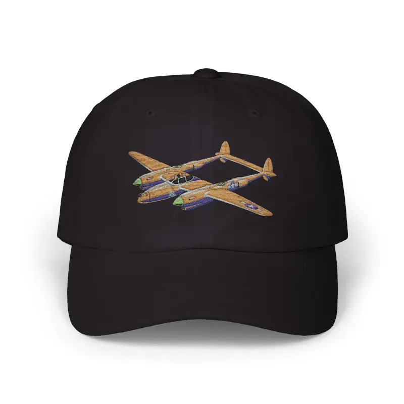 P-38 WWII Fighter Plane Warbird Hat - Hats - Pilot gifts - warbird t-shirt