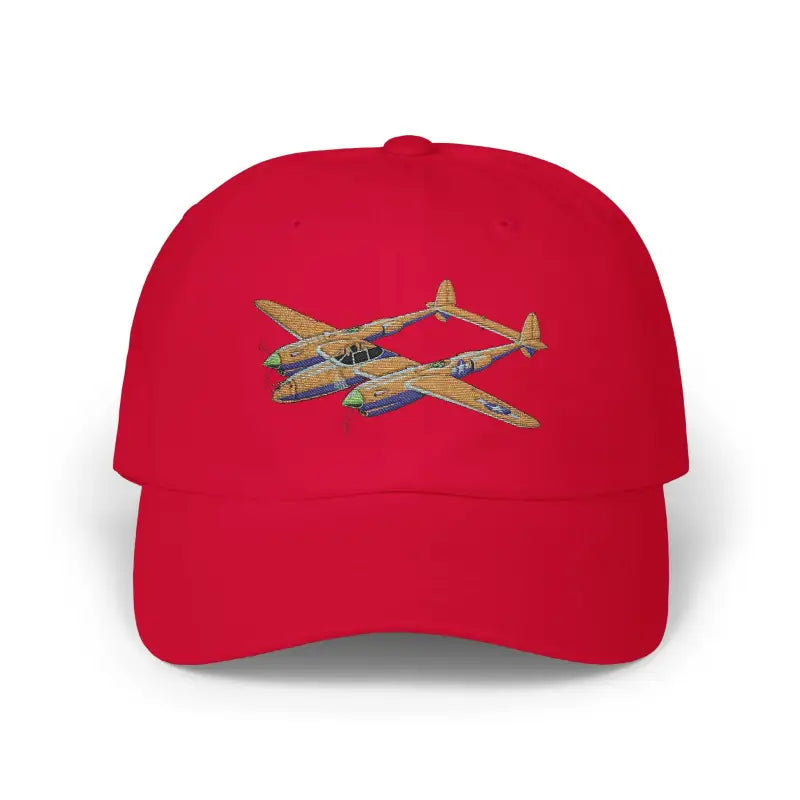 P-38 WWII Fighter Plane Warbird Hat - Hats - Pilot gifts - warbird t-shirt