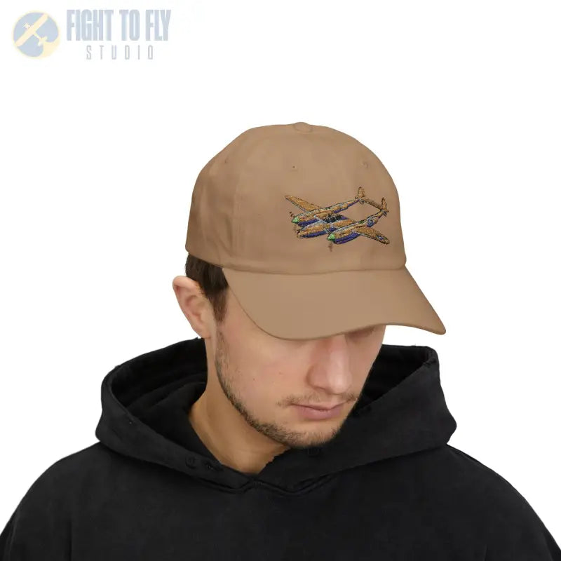 P-38 WWII Fighter Plane Warbird Hat - Hats - Pilot gifts - warbird t-shirt