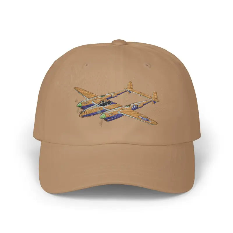 P-38 WWII Fighter Plane Warbird Hat - Hats - Pilot gifts - warbird t-shirt
