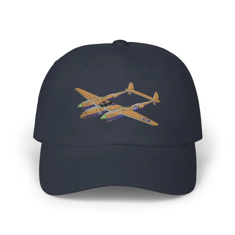 P-38 WWII Fighter Plane Warbird Hat - Hats - Pilot gifts - warbird t-shirt