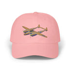P-38 WWII Fighter Plane Warbird Hat - Hats - Pilot gifts - warbird t-shirt