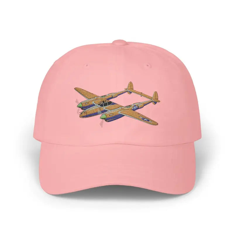 P-38 WWII Fighter Plane Warbird Hat - Hats - Pilot gifts - warbird t-shirt