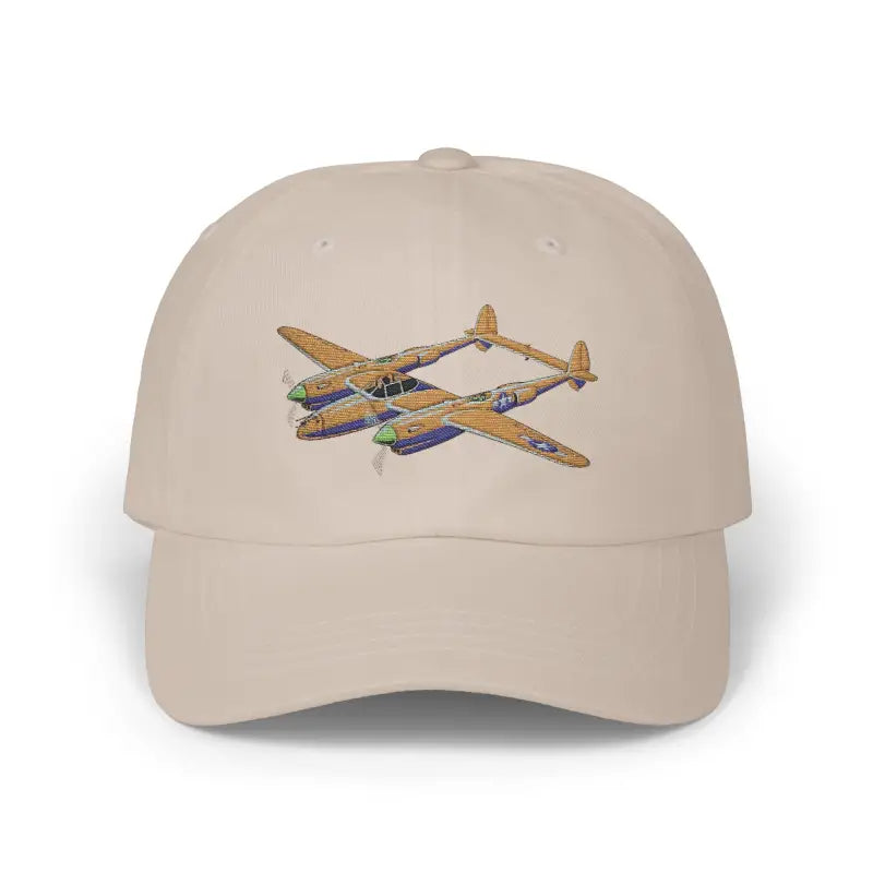 P-38 WWII Fighter Plane Warbird Hat - Hats - Pilot gifts - warbird t-shirt
