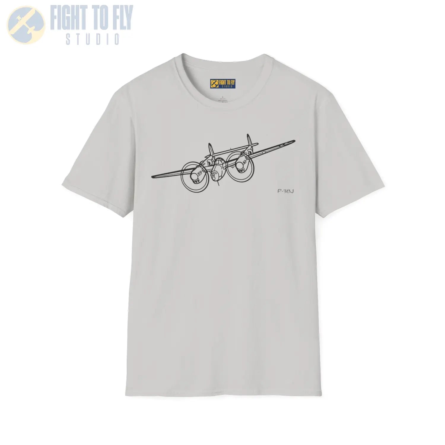 P-38J Lightning In-Flight T-Shirt - Pilot gifts - WWII warbird t-shirt