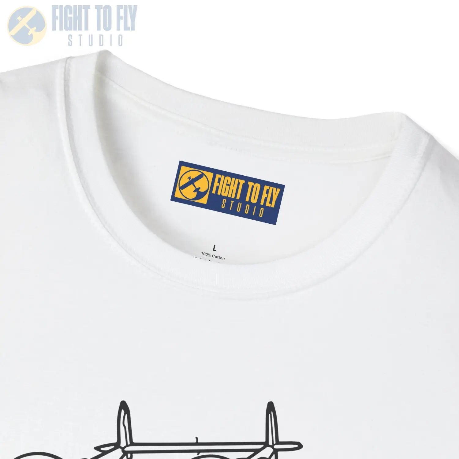 P-38J Lightning In-Flight T-Shirt - Pilot gifts - WWII warbird t-shirt