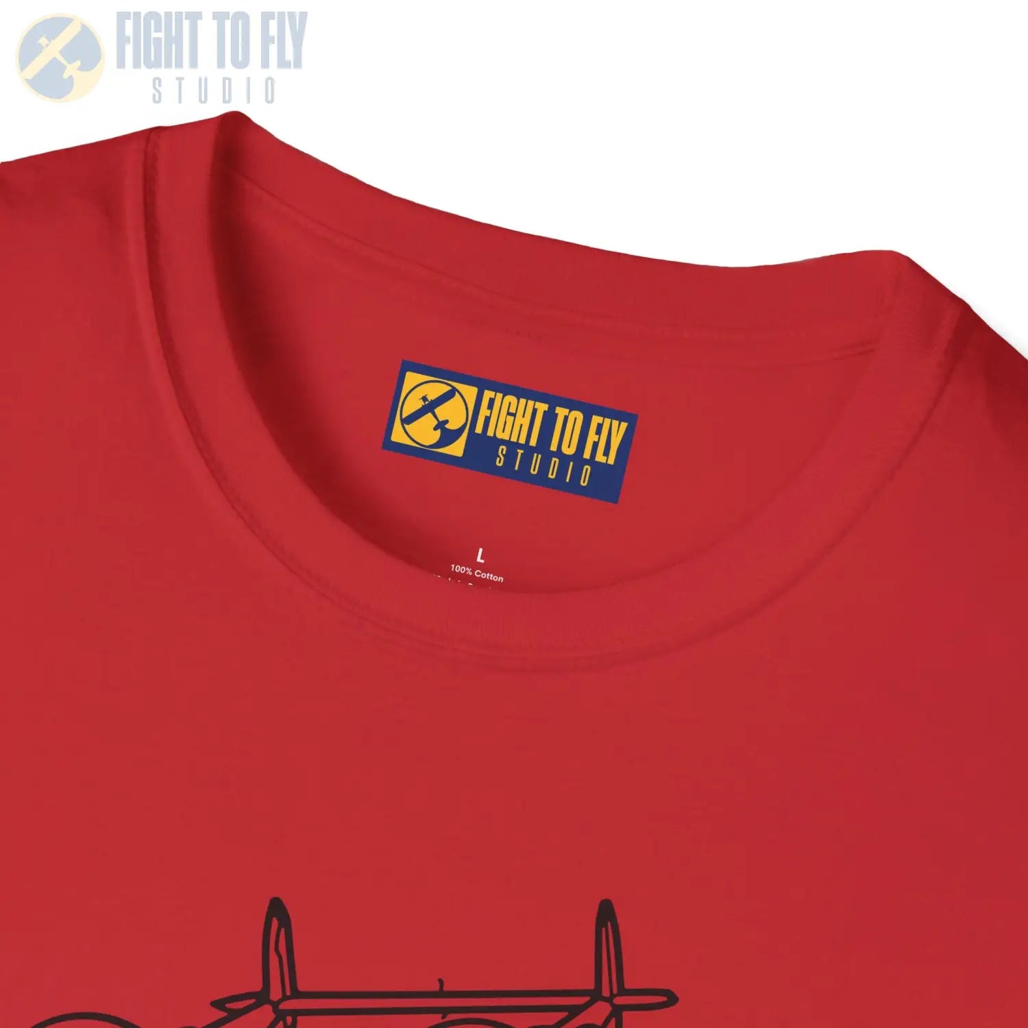 P-38J Lightning In-Flight T-Shirt - Pilot gifts - WWII warbird t-shirt