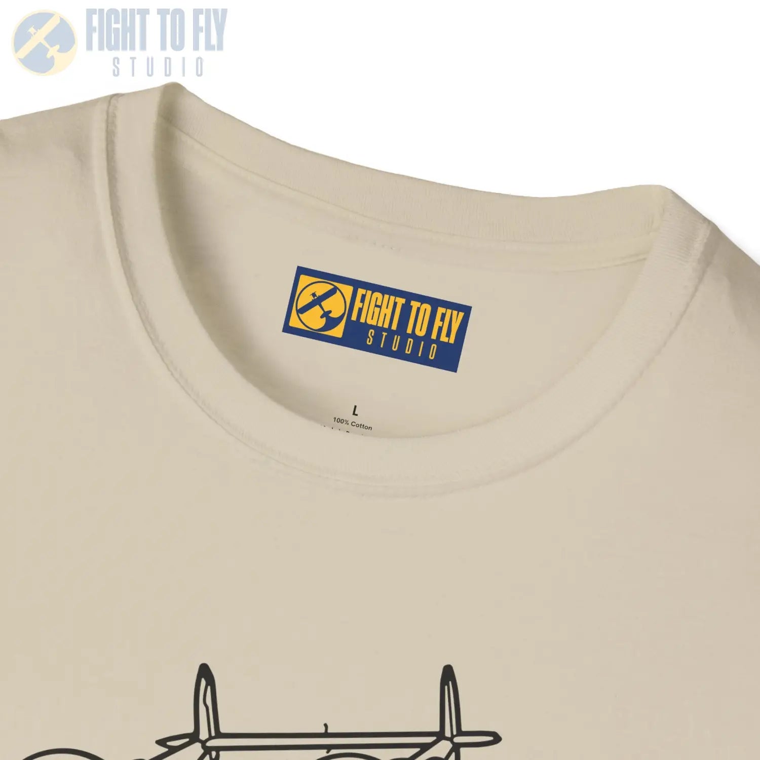 P-38J Lightning In-Flight T-Shirt - Pilot gifts - WWII warbird t-shirt