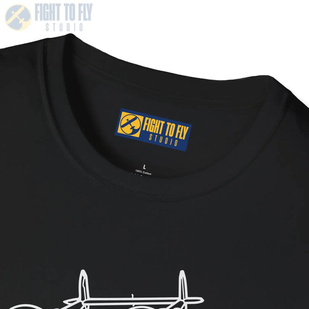 P-38J Lightning In-Flight T-Shirt - Pilot gifts - WWII warbird t-shirt