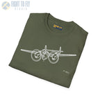 P-38J Lightning In-Flight T-Shirt - Pilot gifts - WWII warbird t-shirt