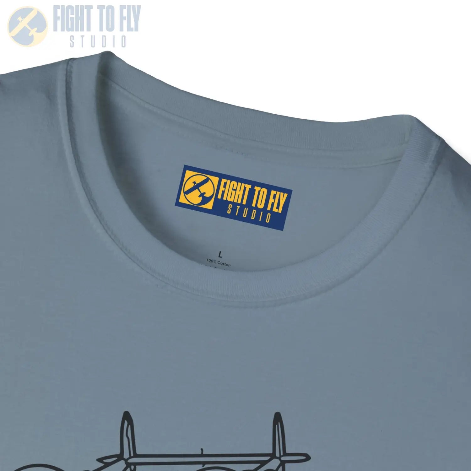 P-38J Lightning In-Flight T-Shirt - Pilot gifts - WWII warbird t-shirt