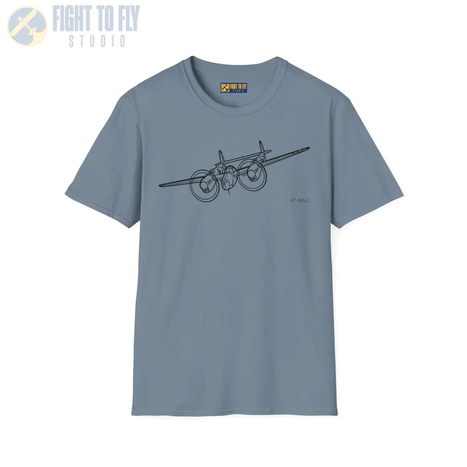 P-38J Lightning In-Flight T-Shirt - Pilot gifts - WWII warbird t-shirt