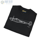 P-38L Lightning Side View T-Shirt - Pilot gifts - WWII warbird t-shirt