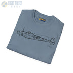 P-38L Lightning Side View T-Shirt - Pilot gifts - WWII warbird t-shirt