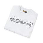 P-38L Lightning Side View T-Shirt - Pilot gifts - WWII warbird t-shirt