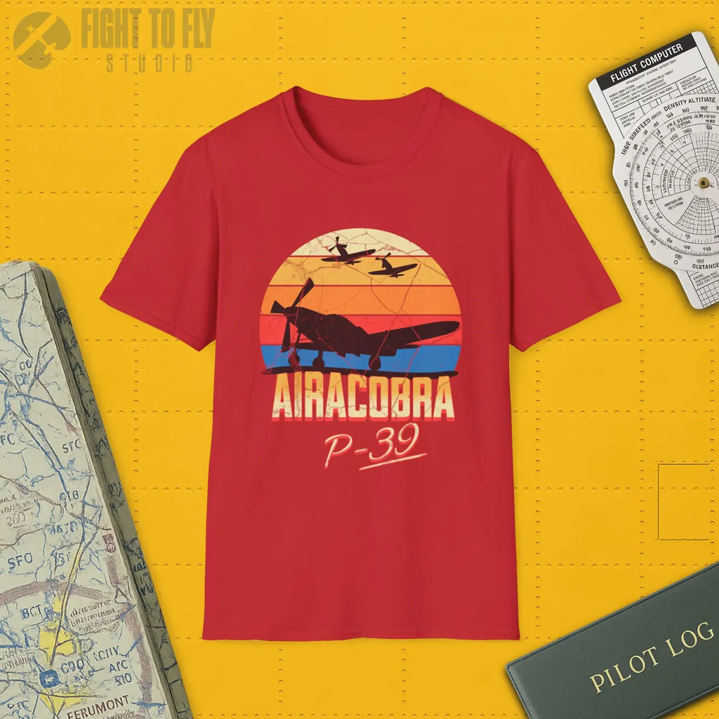 P-39 Airacobra Premium T-Shirt - Pilot gifts - WWII warbird t-shirt