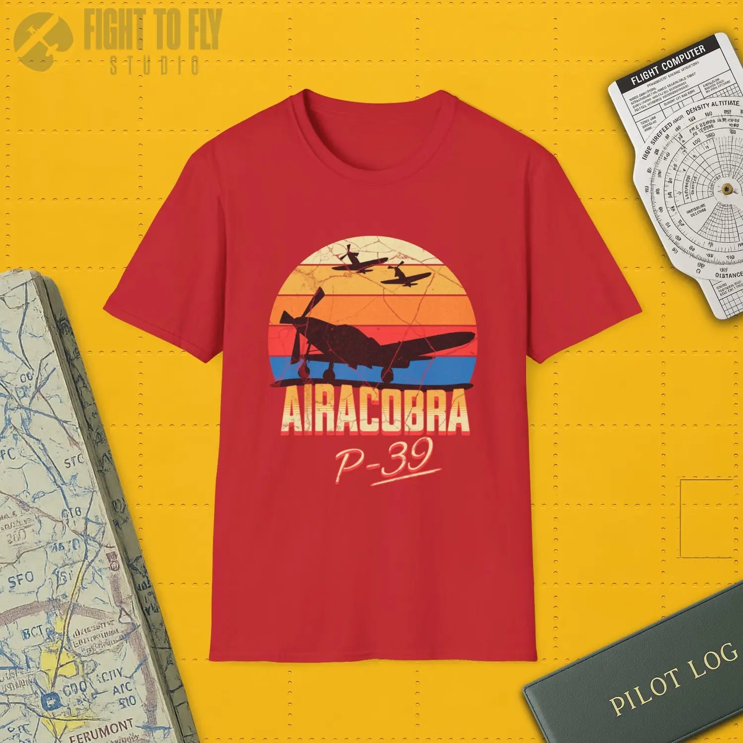 P-39 Airacobra Premium T-Shirt - Pilot gifts - WWII warbird t-shirt