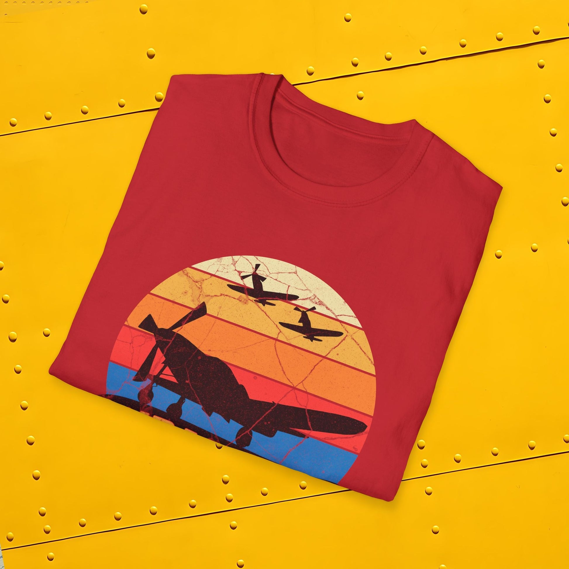 P-39 Airacobra Premium T-Shirt – WWII Fighter Full Graphic Aviation Tee - Pilot gifts - warbird t-shirt