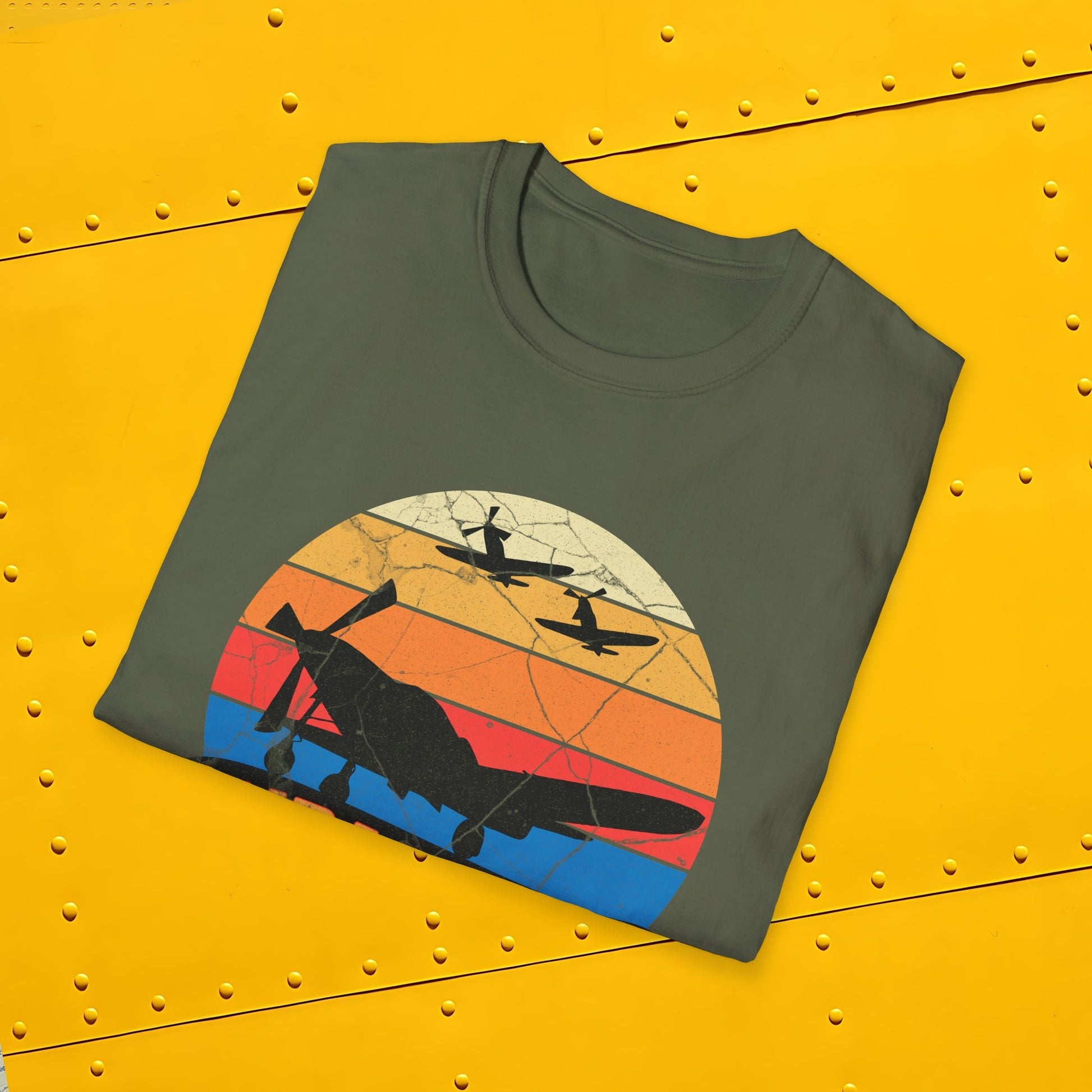 P-39 Airacobra Premium T-Shirt – WWII Fighter Full Graphic Aviation Tee - Pilot gifts - warbird t-shirt