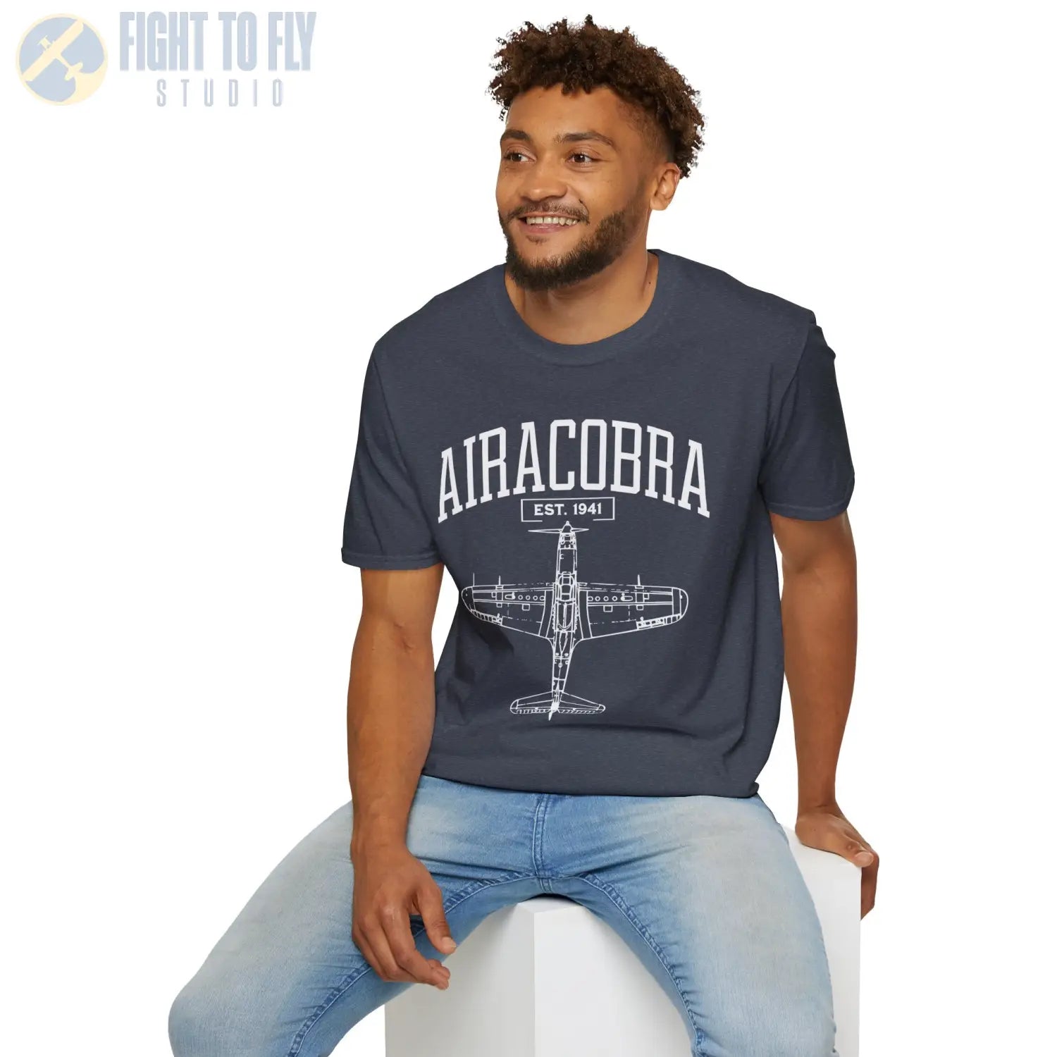 P-39 Airacobra - T-Shirt - Pilot gifts - WWII warbird t-shirt