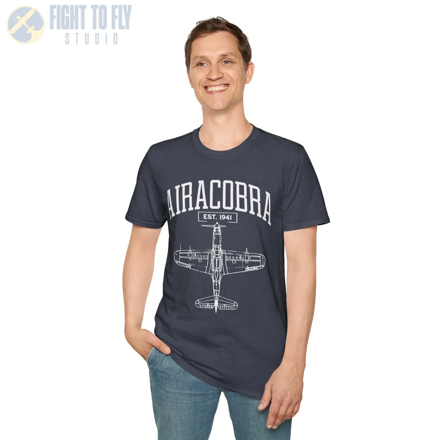 P-39 Airacobra - T-Shirt - Pilot gifts - WWII warbird t-shirt