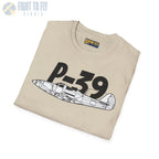 P-39 Airacobra Side Profile T-Shirt - Pilot gifts - WWII warbird t-shirt