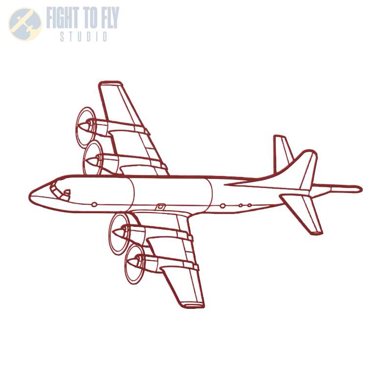 P-3C Die Cut Metal Wall Art - Sign - Pilot gifts - WWII warbird t-shirt