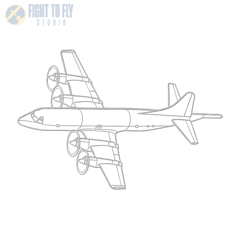 P-3C Die Cut Metal Wall Art - Sign - Pilot gifts - WWII warbird t-shirt