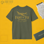 Curtiss P-40 Warhawk Premium T-Shirt - Pilot gifts - WWII warbird t-shirt