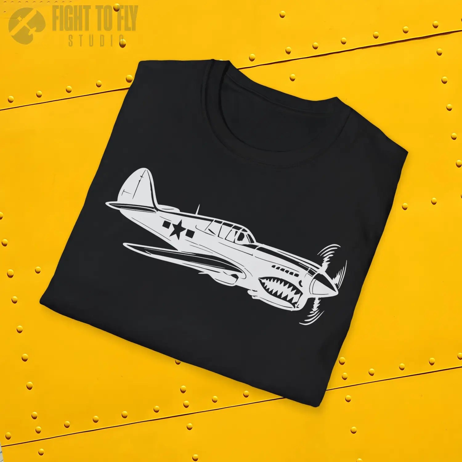 Curtiss P-40 Warhawk Premium T-Shirt - Pilot gifts - WWII warbird t-shirt