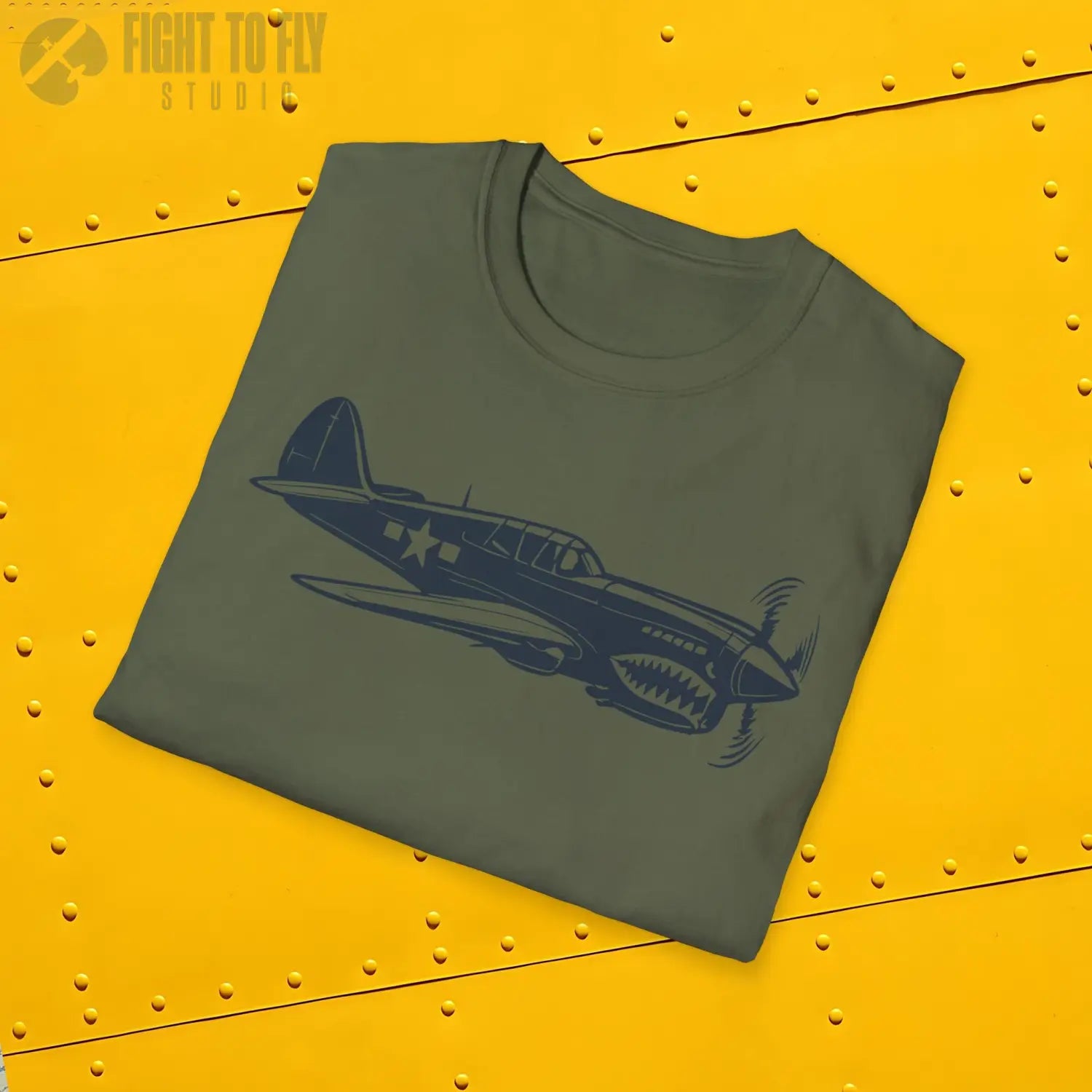 Curtiss P-40 Warhawk Premium T-Shirt - Pilot gifts - WWII warbird t-shirt