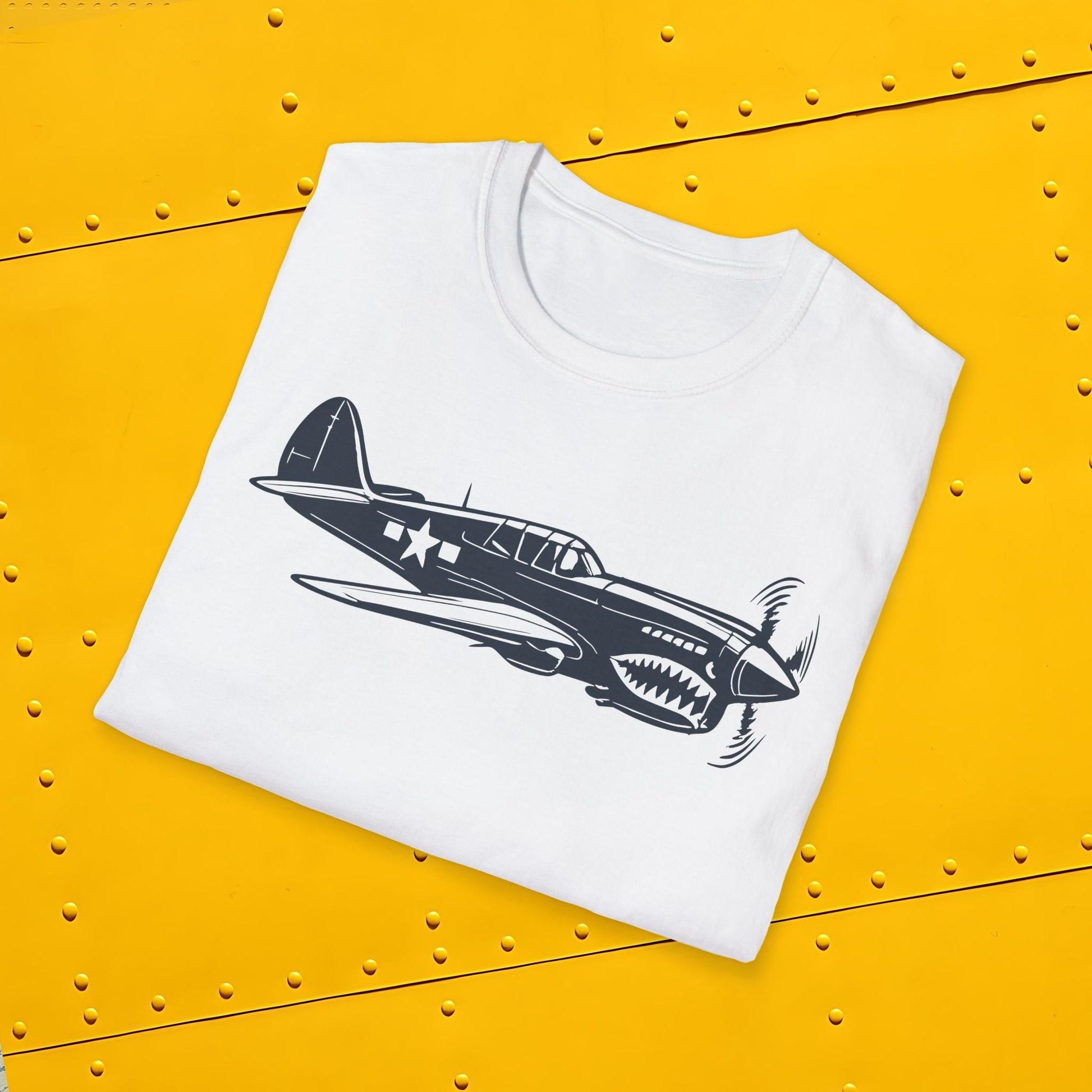 P-40 Premium T-Shirt – Curtiss Warhawk WWII Aviation Tee - Pilot gifts - warbird t-shirt
