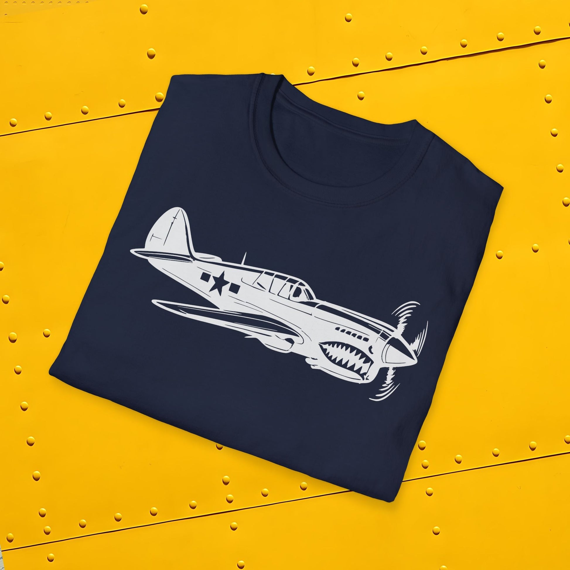 P-40 Premium T-Shirt – Curtiss Warhawk WWII Aviation Tee - Pilot gifts - warbird t-shirt