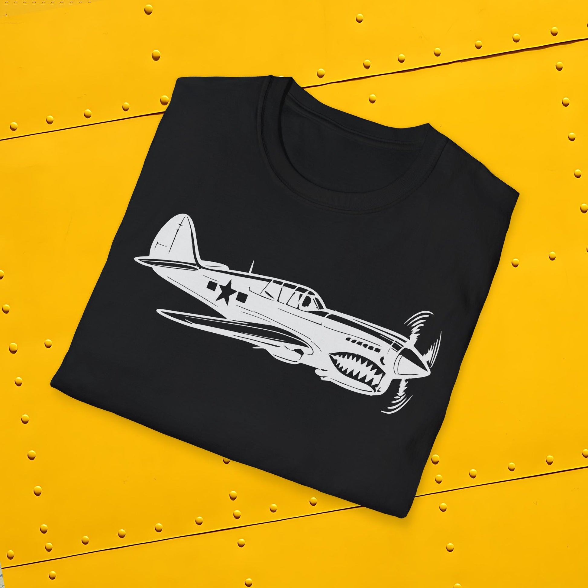 P-40 Premium T-Shirt – Curtiss Warhawk WWII Aviation Tee - Pilot gifts - warbird t-shirt