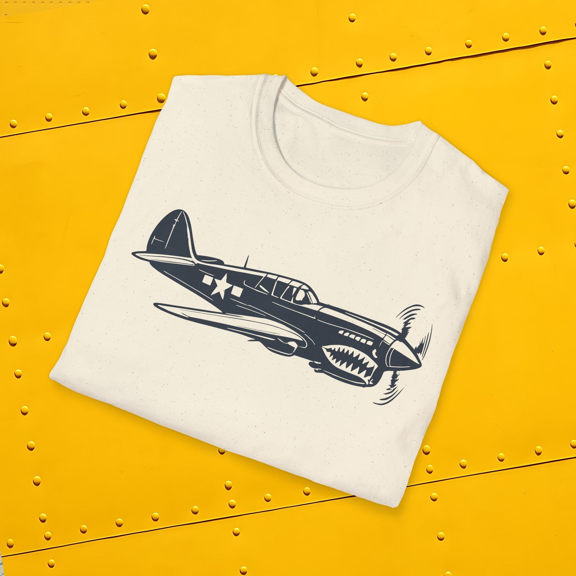 P-40 Premium T-Shirt – Curtiss Warhawk WWII Aviation Tee - Pilot gifts - warbird t-shirt