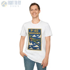 P-40 Premium Full Graphic T-Shirt - Pilot gifts - WWII warbird t-shirt