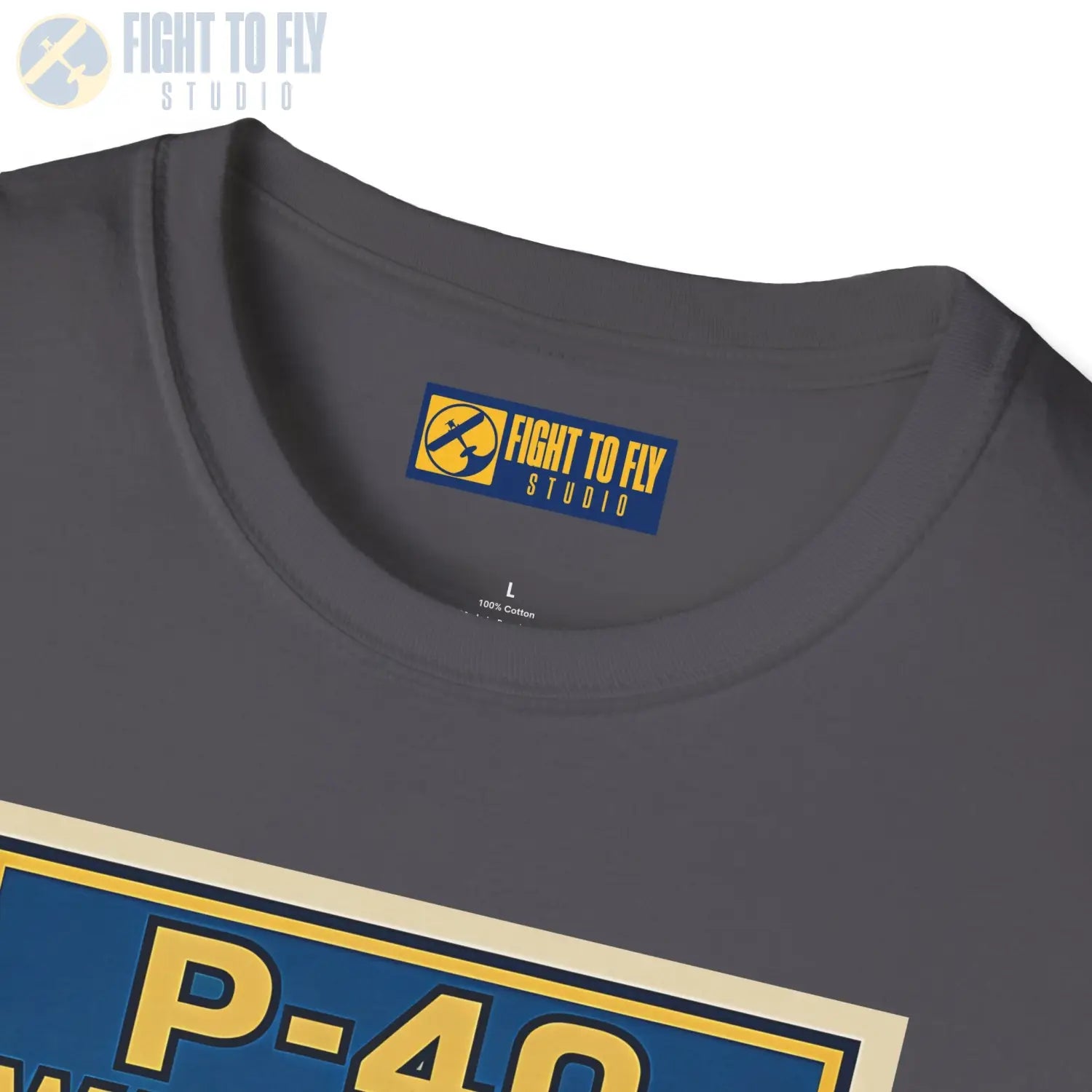 P-40 Premium Full Graphic T-Shirt - Pilot gifts - WWII warbird t-shirt