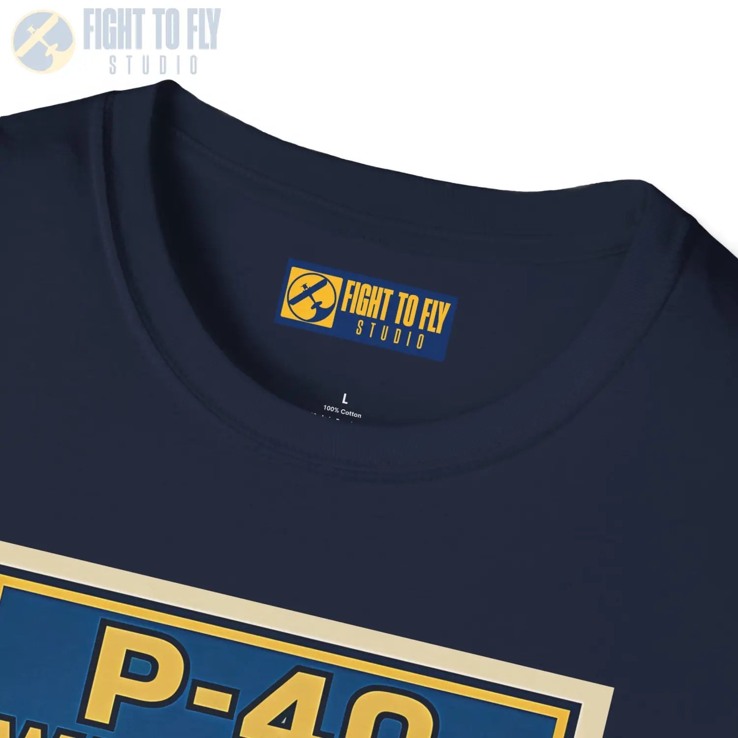 P-40 Premium Full Graphic T-Shirt - Pilot gifts - WWII warbird t-shirt
