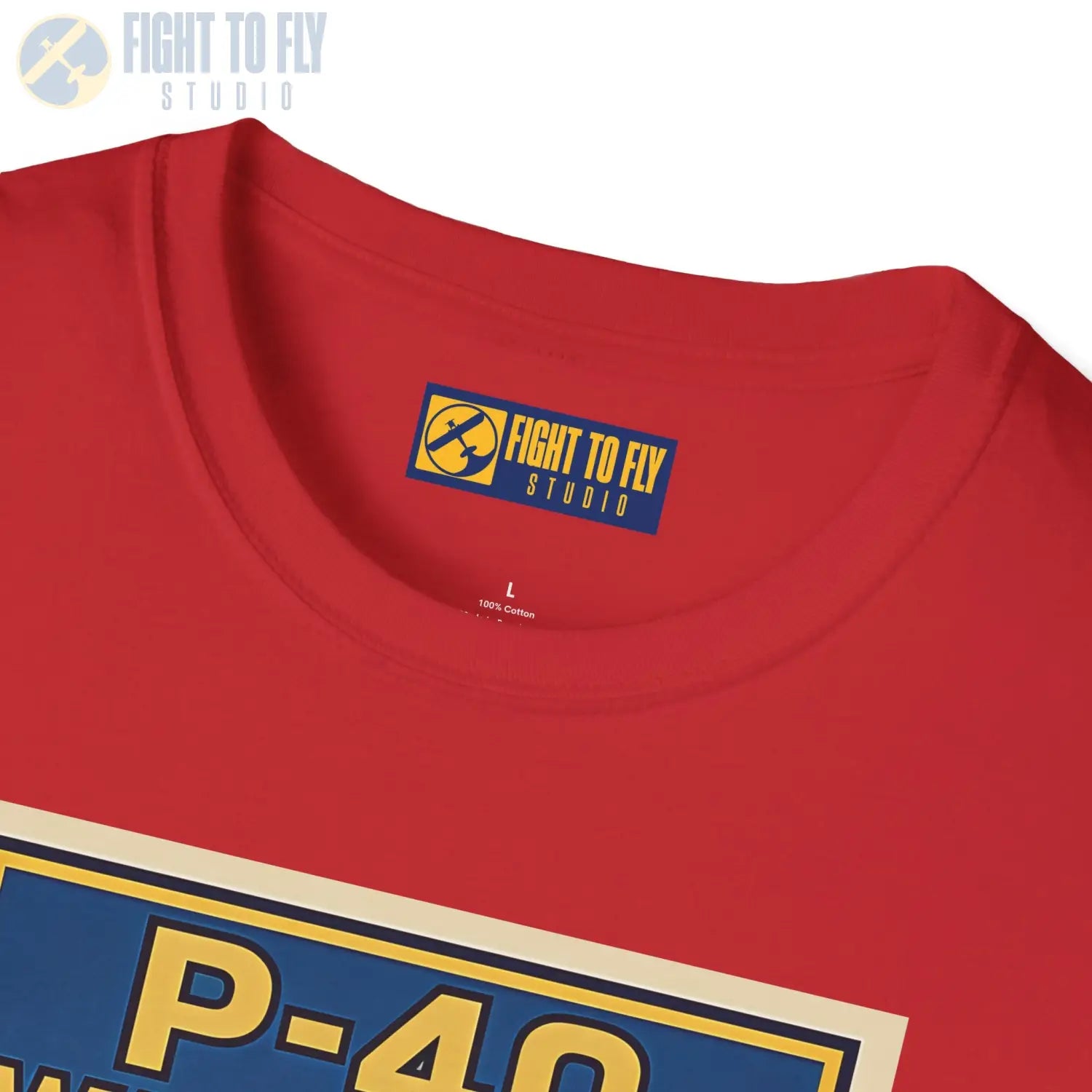 P-40 Premium Full Graphic T-Shirt - Pilot gifts - WWII warbird t-shirt