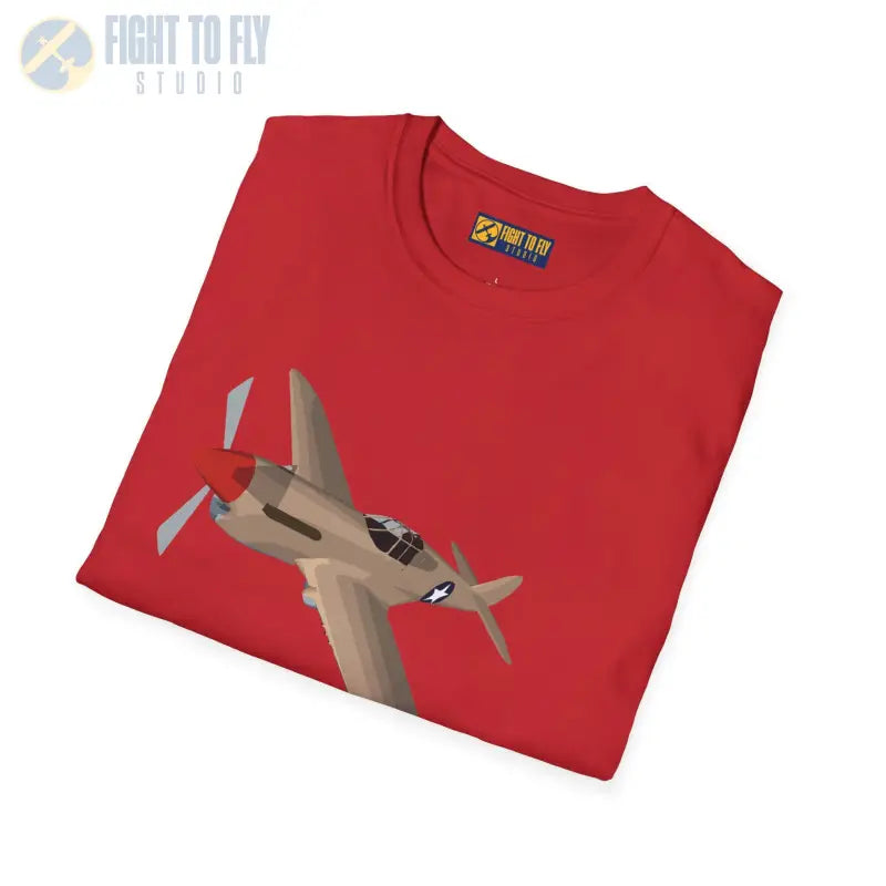 P-40 – Sharkmouth Legend T-Shirt - Pilot gifts - WWII warbird t-shirt