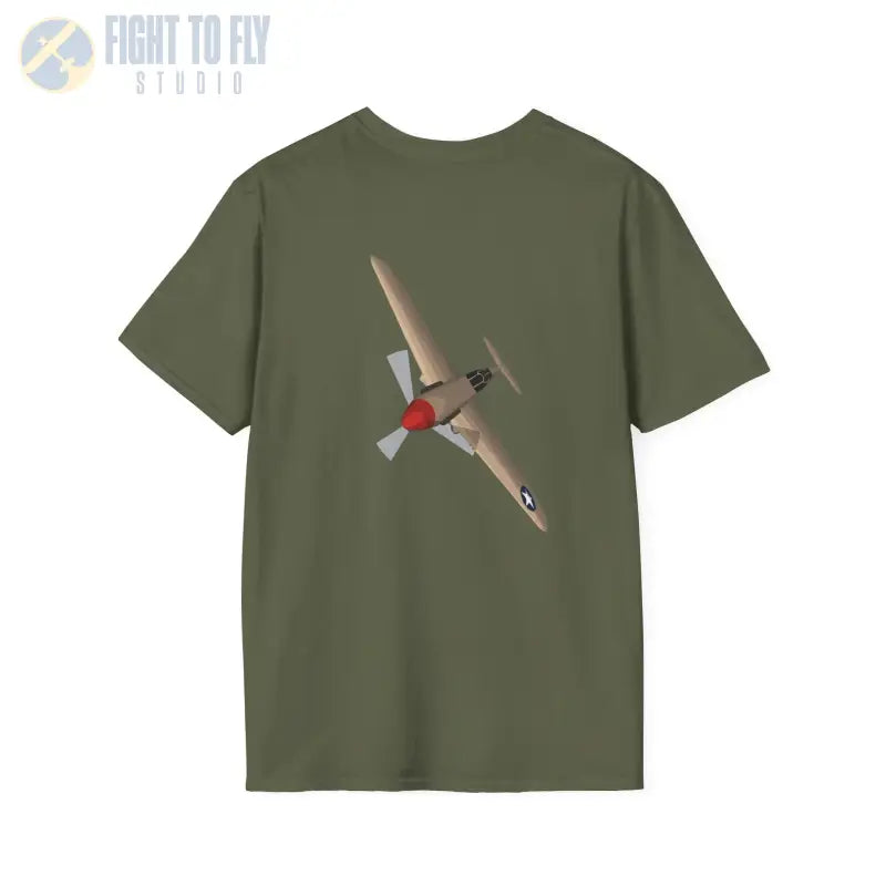 P-40 – Sharkmouth Legend T-Shirt - Pilot gifts - WWII warbird t-shirt