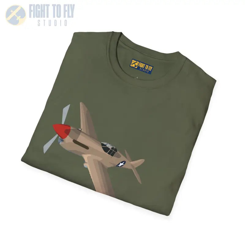 P-40 – Sharkmouth Legend T-Shirt - Pilot gifts - WWII warbird t-shirt