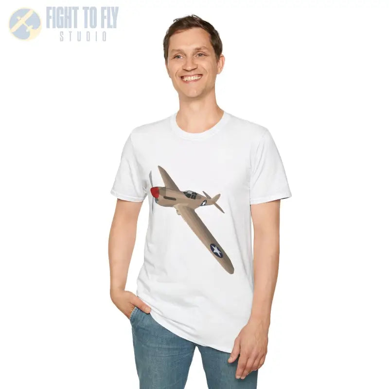 P-40 – Sharkmouth Legend T-Shirt - Pilot gifts - WWII warbird t-shirt