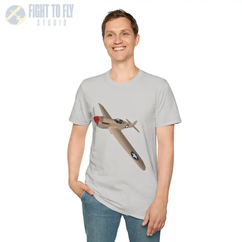 P-40 – Sharkmouth Legend T-Shirt - Pilot gifts - WWII warbird t-shirt