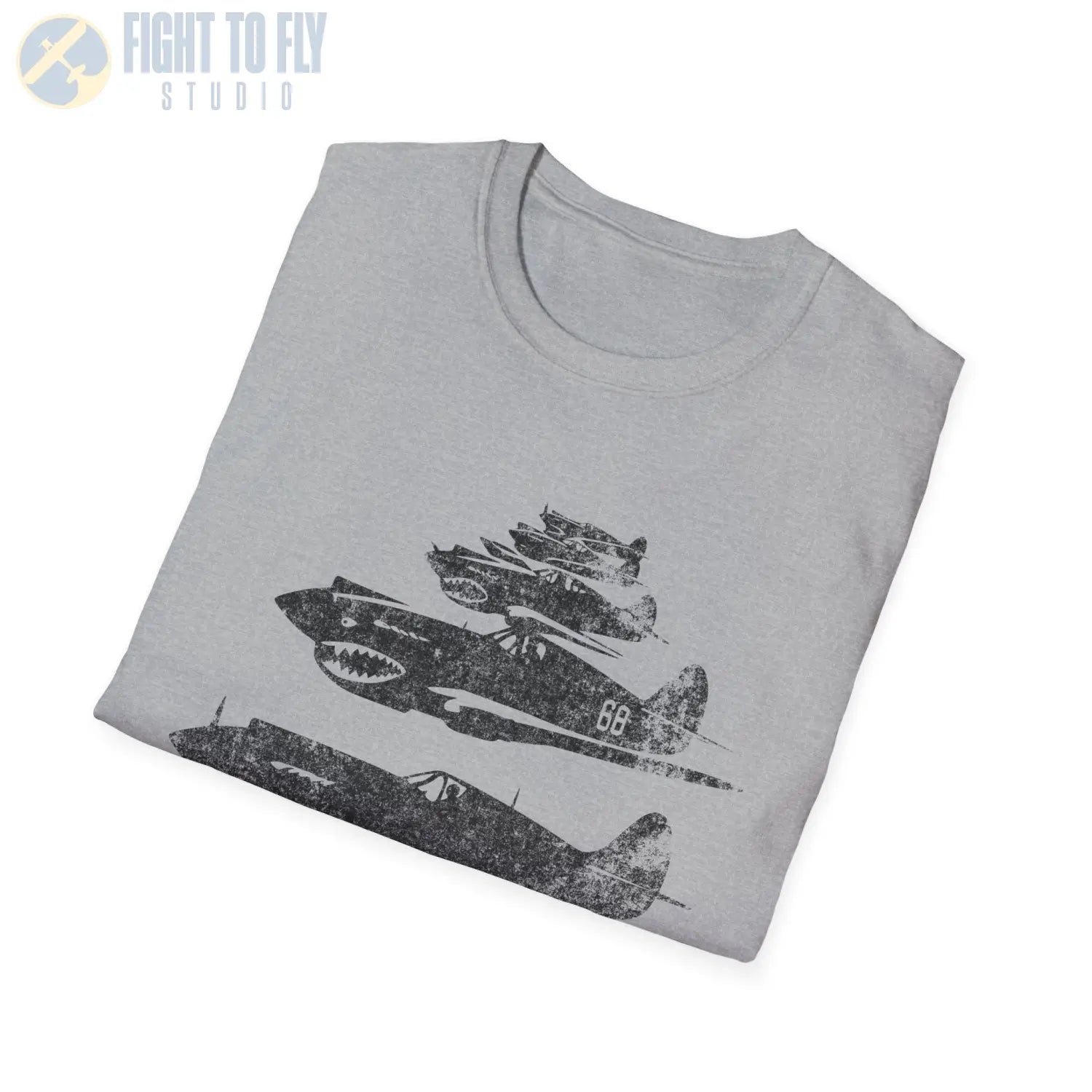 P-40 Warhawk “AVG Formation” WWII T-Shirt - Pilot gifts - warbird t-shirt