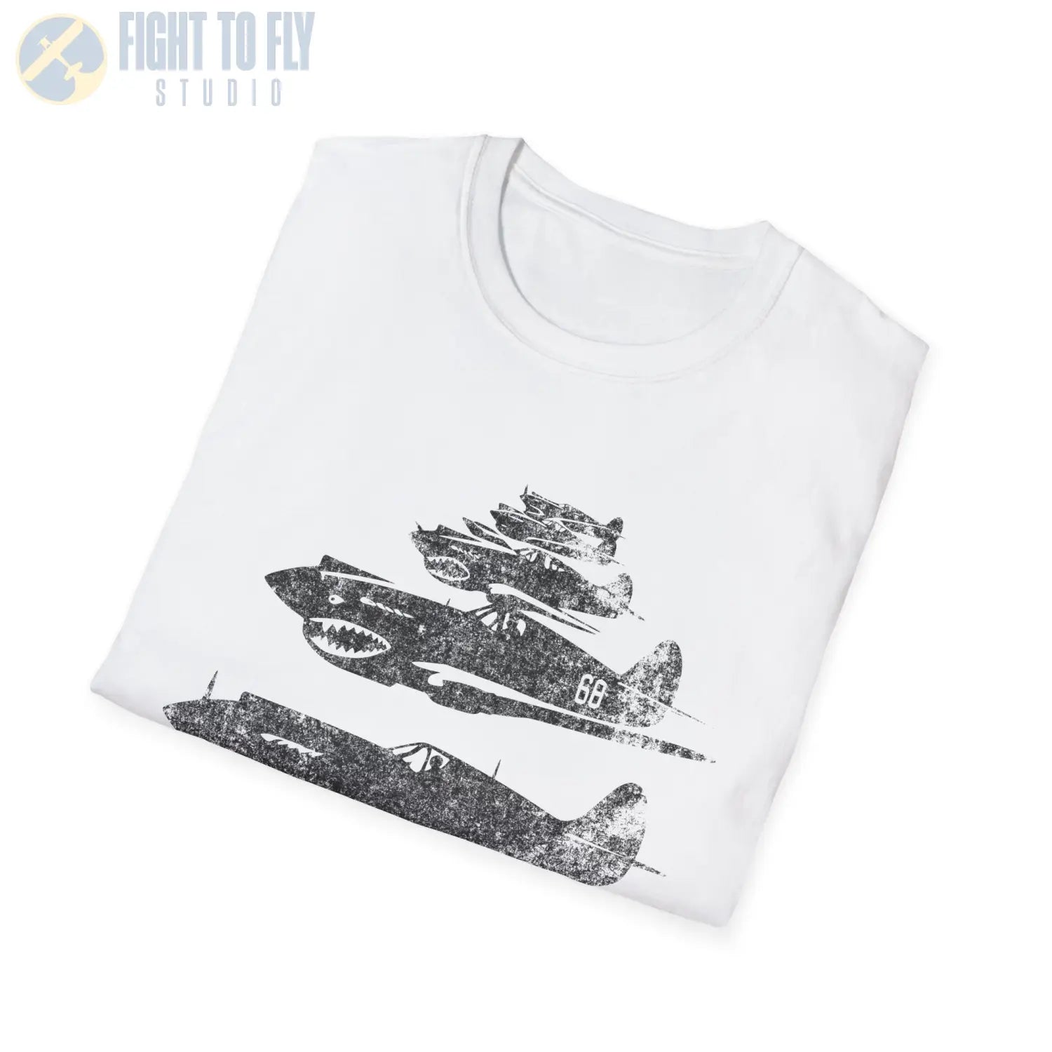 P-40 Warhawk “AVG Formation” WWII T-Shirt - Pilot gifts - warbird t-shirt