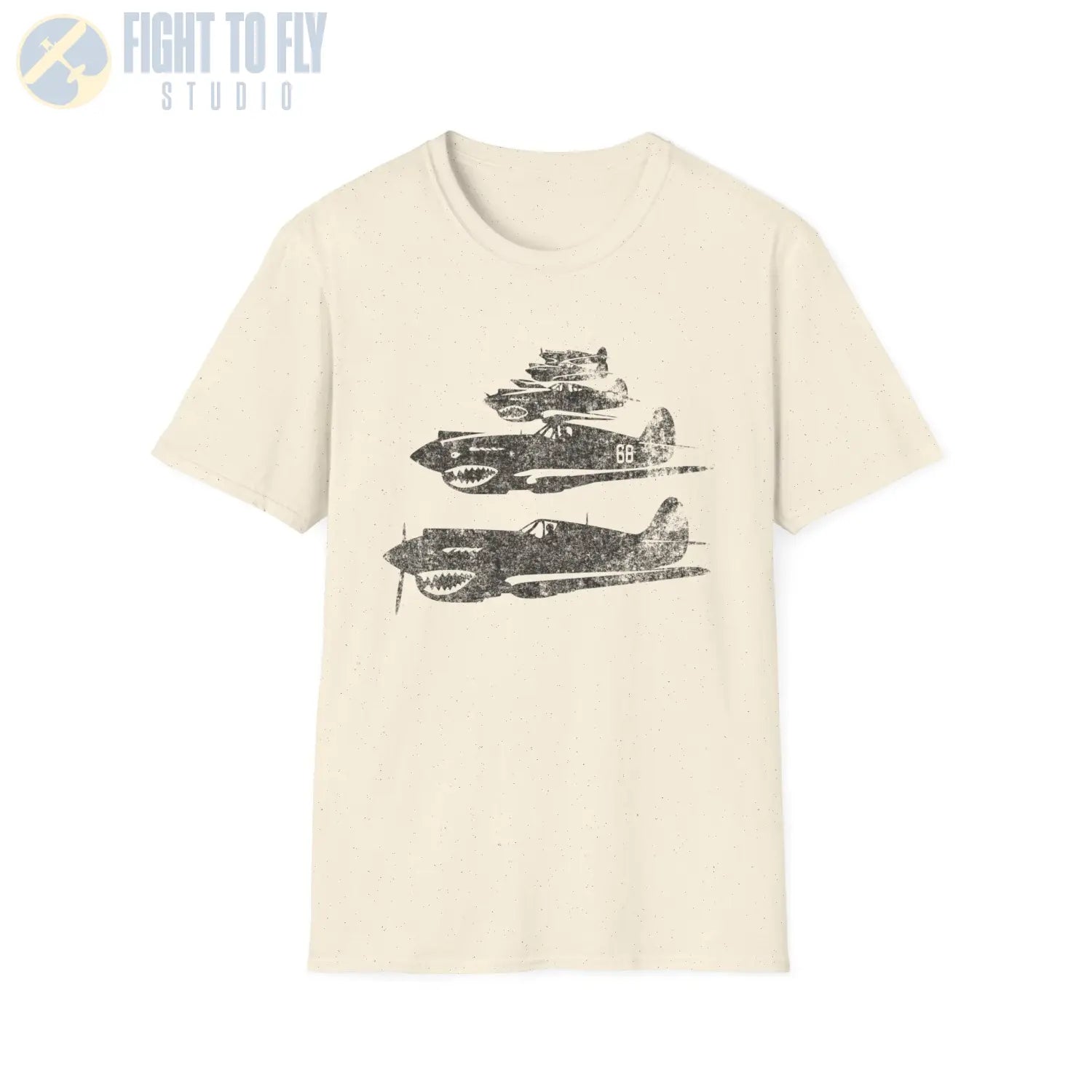 P-40 Warhawk “AVG Formation” WWII T-Shirt - Pilot gifts - warbird t-shirt
