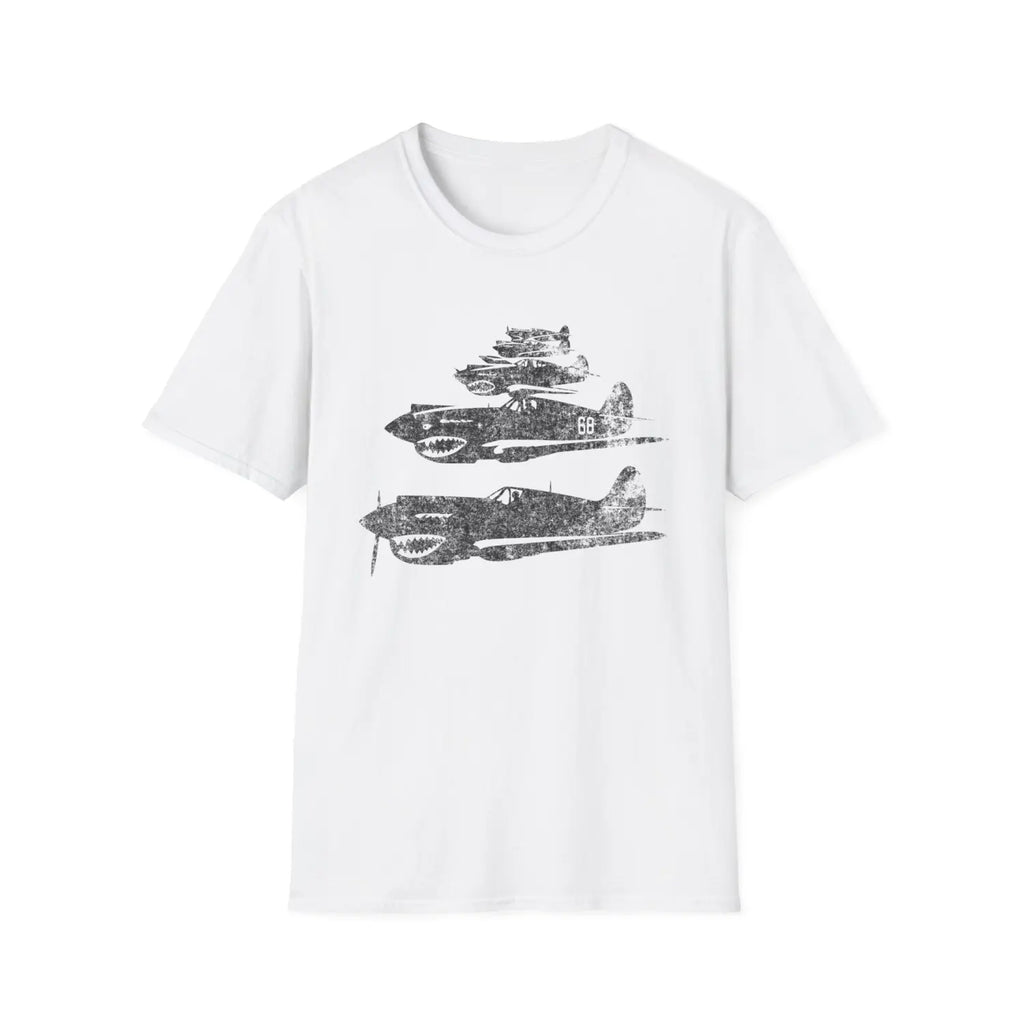 P-40 Warhawk “AVG Formation” WWII T-Shirt - Pilot gifts - warbird t-shirt