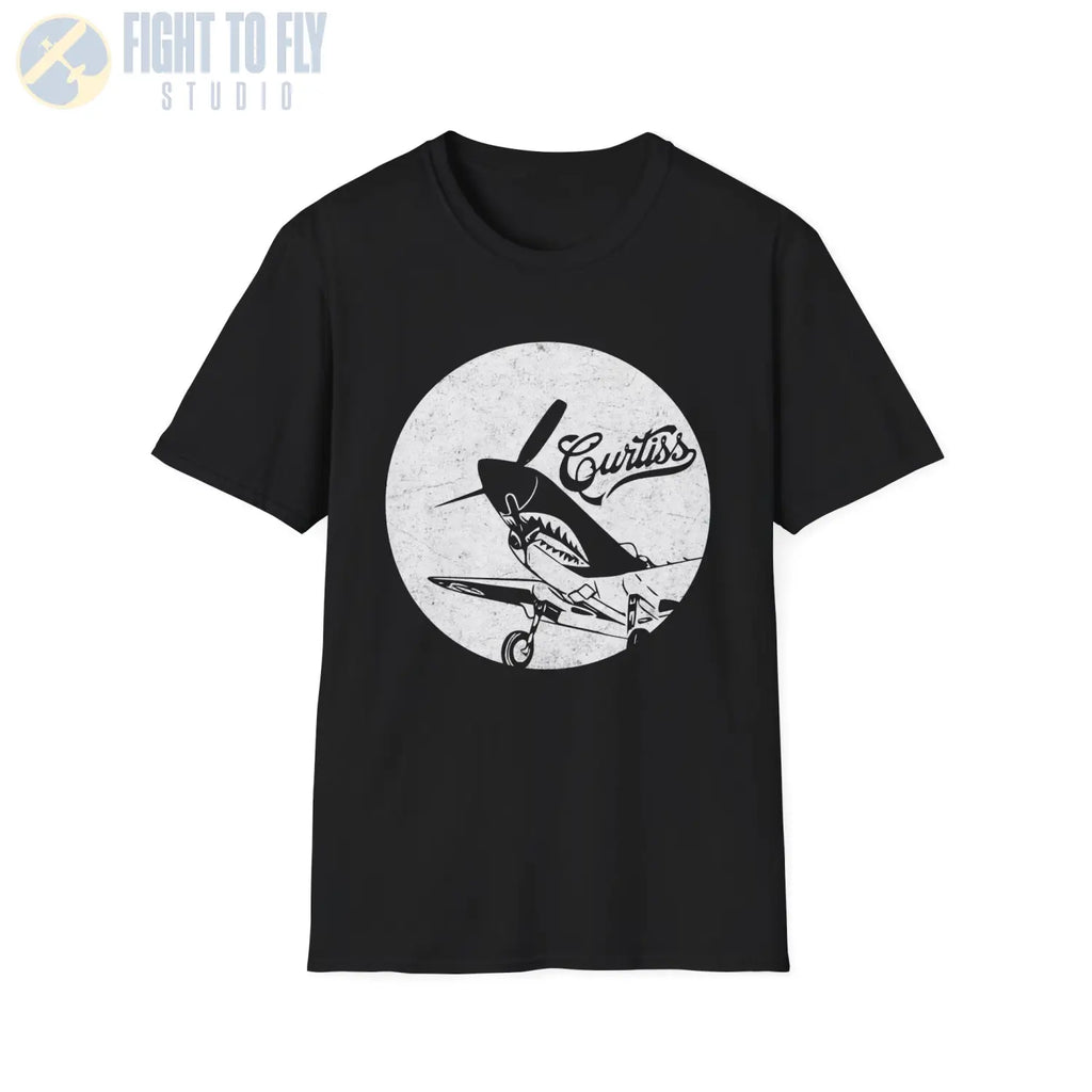 P-40 Warhawk “Curtiss Heritage” WWII T-Shirt - Pilot gifts - warbird t-shirt