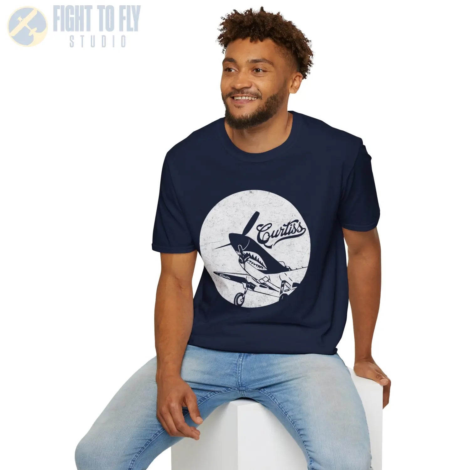 P-40 Warhawk “Curtiss Heritage” WWII T-Shirt - Pilot gifts - warbird t-shirt